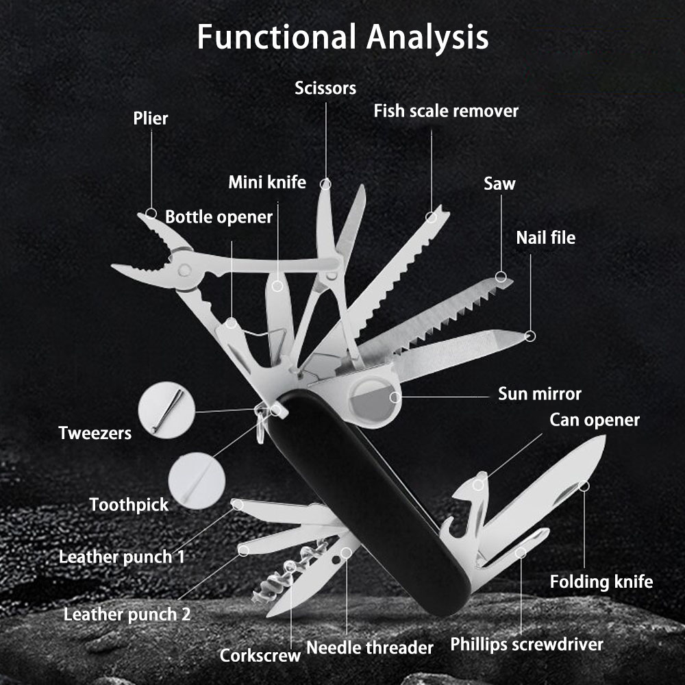 Mini-zakmes met 30 basisfuncti - Penn Reel Battle recensie en prijs