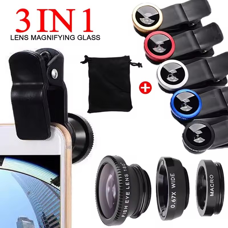 3-in-1 Fisheye Telefoonlens 0. - Fishing Camera recensie en prijs